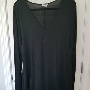 Old Navy V Neck Tunic Black XL Long